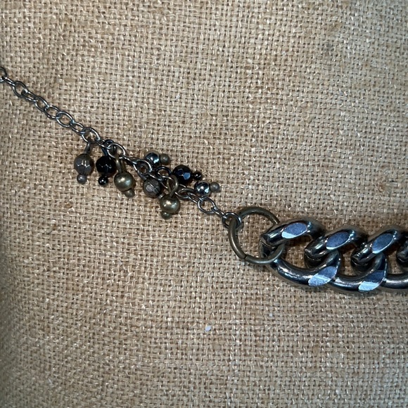 Banana Republic silver chains and beads necklace - Picture 3 of 8